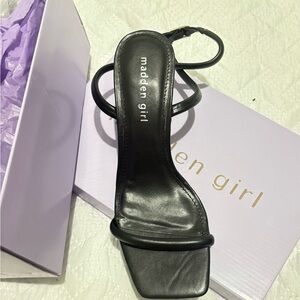 Madden Girl Black Strappy Sandals